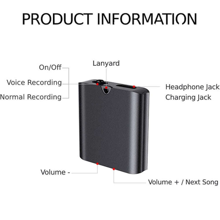 Q63 HD Noise Canceling Magnetic Voice Recorder Portable Intelligent Voice Activated Recording Pen...