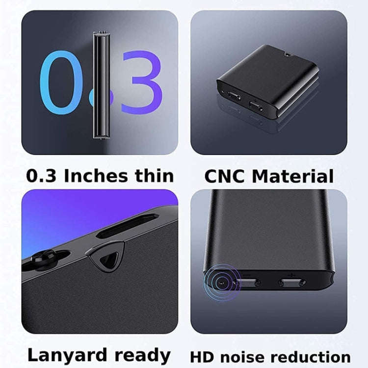 Q63 HD Noise Canceling Magnetic Voice Recorder Portable Intelligent Voice Activated Recording Pen...