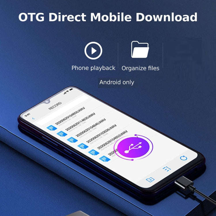 Q63 HD Noise Canceling Magnetic Voice Recorder Portable Intelligent Voice Activated Recording Pen...