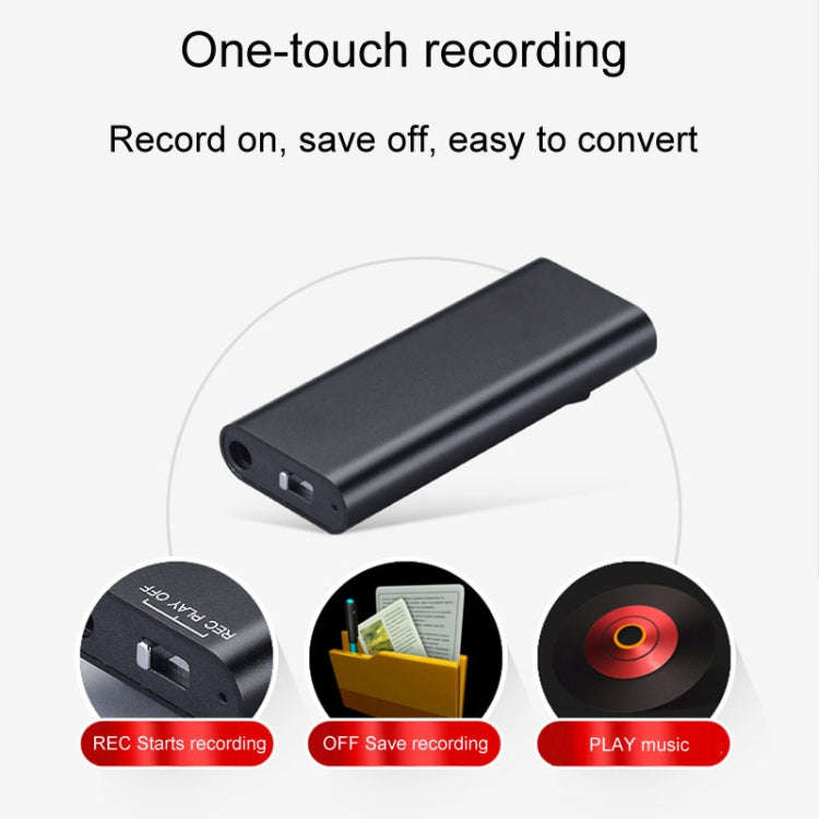 Q25 Intelligent Voice Recorder With Screen HD Noise Canceling Back Clip Voice Reporter, Size: 32G...