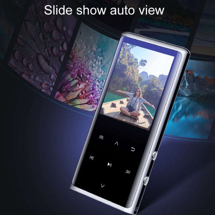 M27 1.8 Inch Bluetooth MP3/MP4 Music Player E-Book Recorder, Size: 4GB(Black)