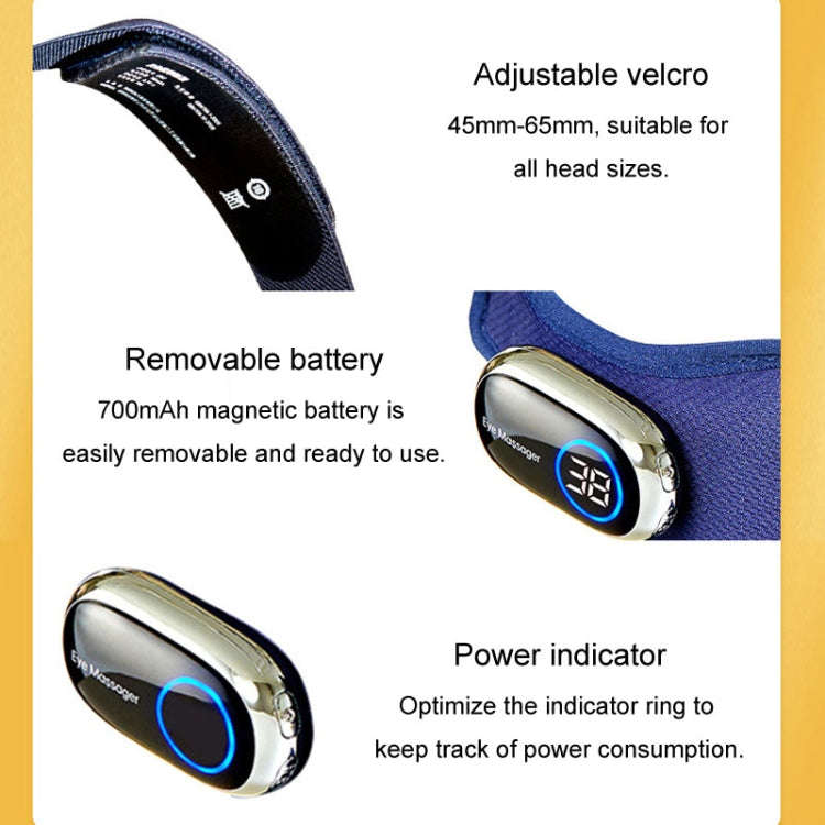 Heating Eye Massager Electrical Smart Graphene Flexible Hot Compress Relieve Fatigue Cloud Sense ...