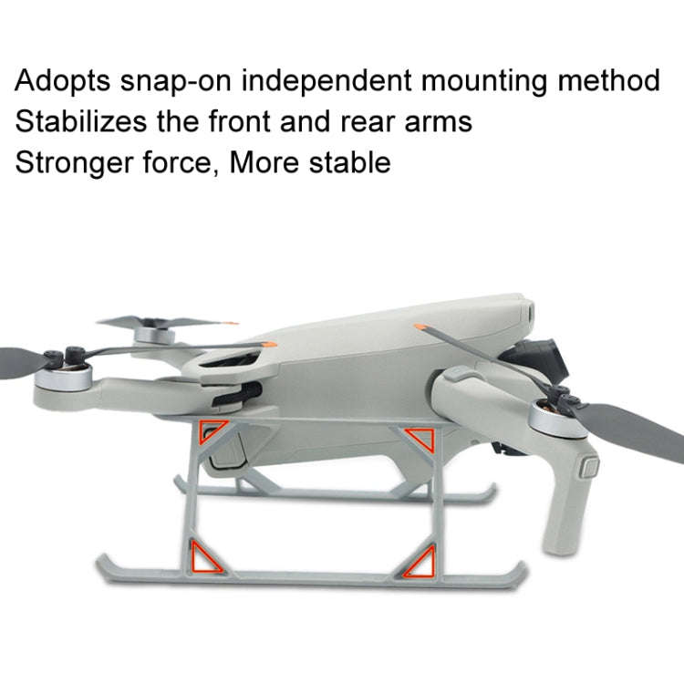 For DJI Mini 3 / Mini 3 Pro 1pair Height Increase Kickstand Landing Gear Propeller Protective Cover