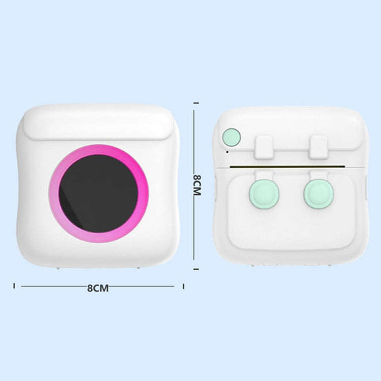 C22 Colorful Ambient Light Portable Mini Inkless Thermal Bluetooth Printer Error Question Label P...