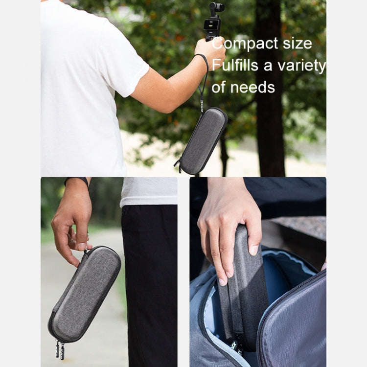 For DJI Osmo Pocket 3 XFJI Storage Box Waterproof Drop-proof Mini Body Handbag Accessories(Dark G...