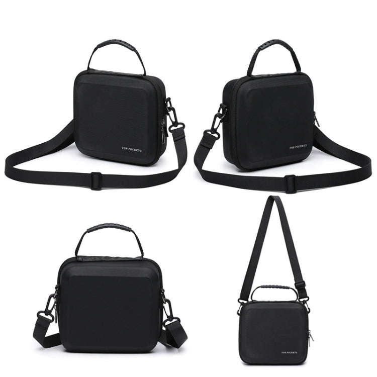 For DJI OSMO Pocket 3 Storage Bag Hard Shell Shoulder Handheld Organizer Case Accessories(Black)