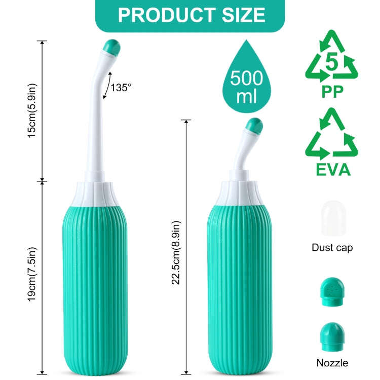 500ml Portable Feminine Washing Instrument Handheld Sanitary Wash Bottle For Pregnant Women, Mode...