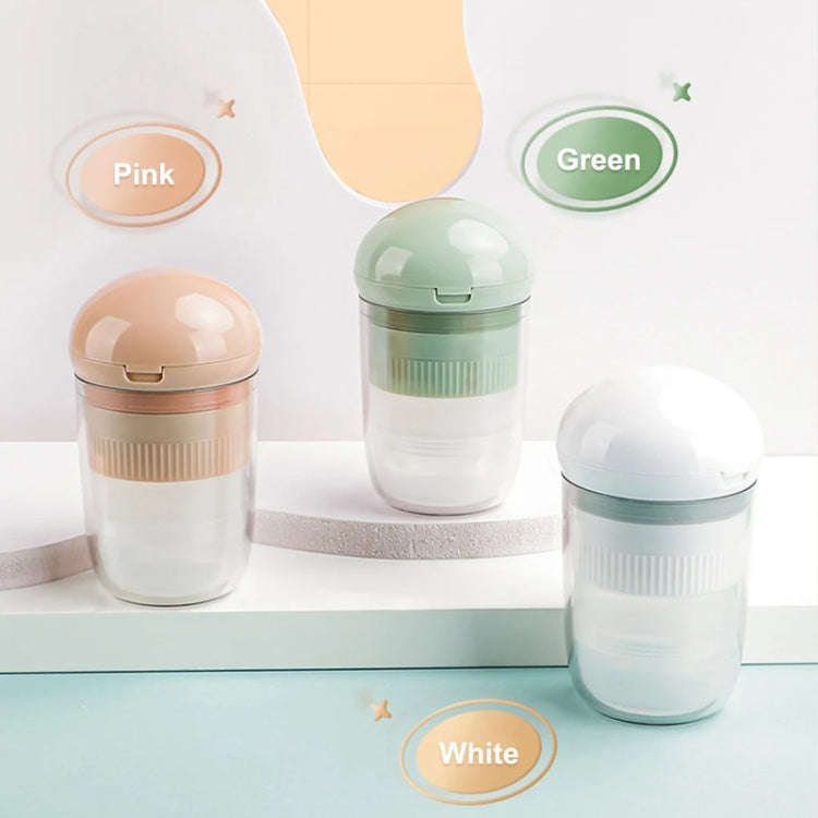 Portable 4 In 1 Mini Pill Box Multifunctional Cutting And Dispensing Device(Pink)