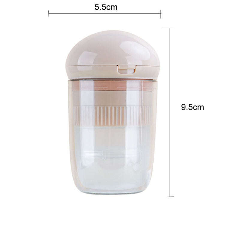 Portable 4 In 1 Mini Pill Box Multifunctional Cutting And Dispensing Device(Green)