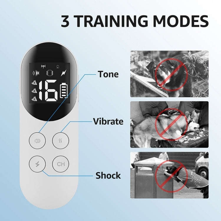 Pet Dog Training Anti-barking Collar Smart Remote Control(Random Color Delivery)