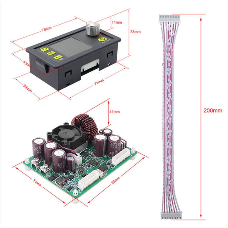 DPS5020 CNC DC Adjustable Regulated Power Supply Buck Module Integrated 50V / 20A Voltage Current...