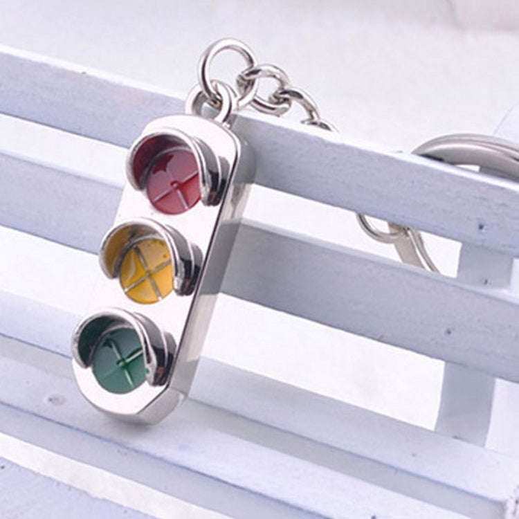 3D Keyfob Keychain Traffic Signal Lamp Classic Key Rings Car Key Chain