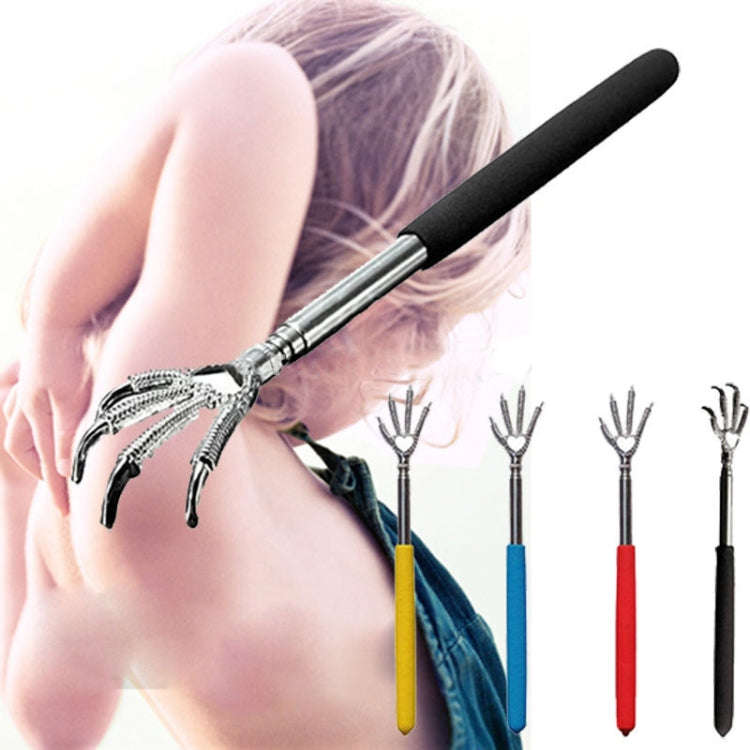 Practical Handy Stainless Telescopic Pocket Scratching Massage Kit Bear claw back scratcher(Color...