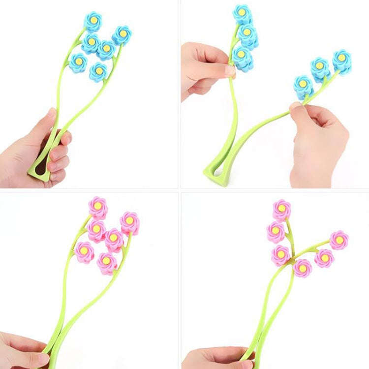 Manual Roller Face Massager Face Beauty Instrument Facial Double Chin Tool(Pink)