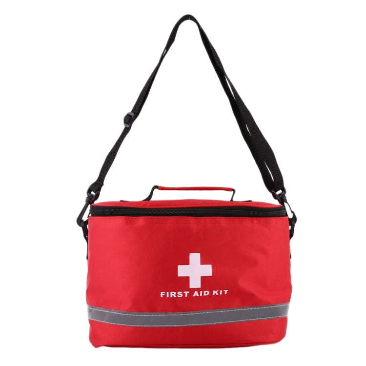Outdoor First Aid Kit Sports Camping Bag Home Emergency Survival Package(Red)