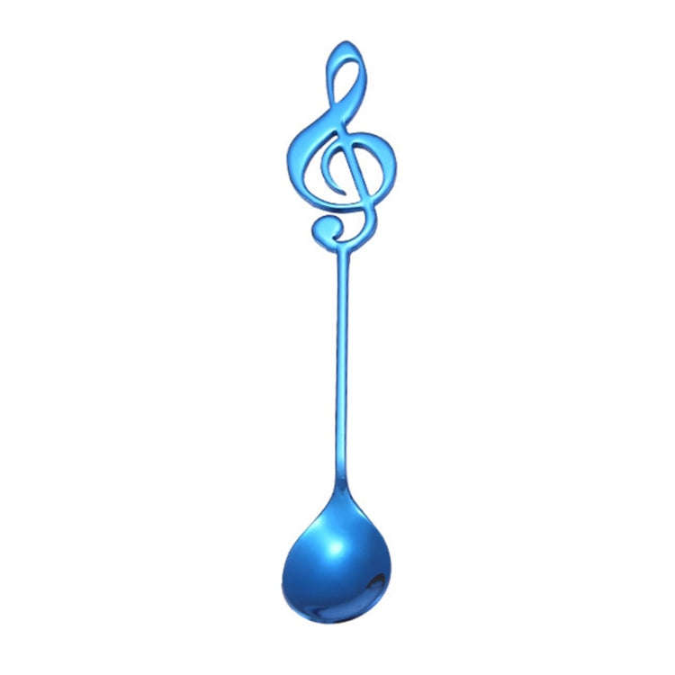 Creative Musical Note Spoon Coffee Stirring Scoop Stainless Steel Titanium Music Bar Spoon Gift S...