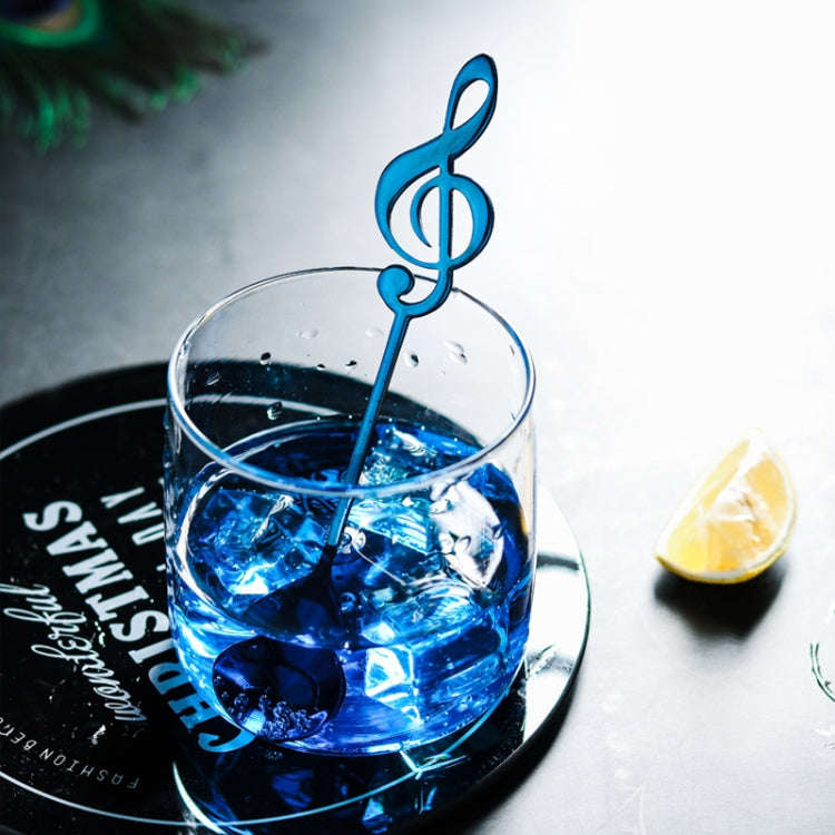 Creative Musical Note Spoon Coffee Stirring Scoop Stainless Steel Titanium Music Bar Spoon Gift S...