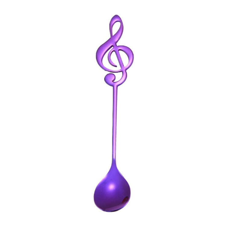 Creative Musical Note Spoon Coffee Stirring Scoop Stainless Steel Titanium Music Bar Spoon Gift S...