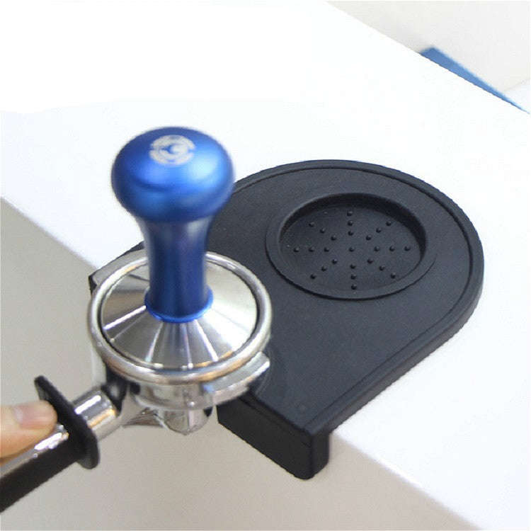 Pressure Pad Non-slip Filling Corner Coffee Pad, Size:Small 12.5×14cm(Black)