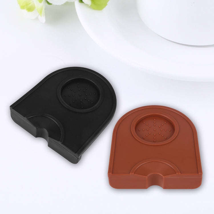 Pressure Pad Non-slip Filling Corner Coffee Pad, Size:Small 12.5×14cm(Black)