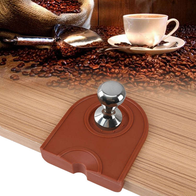 Pressure Pad Non-slip Filling Corner Coffee Pad, Size:Small 12.5×14cm(Brown)
