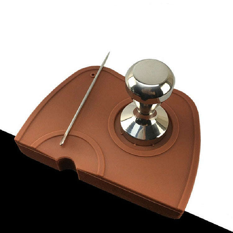 Pressure Pad Non-slip Filling Corner Coffee Pad, Size:Extra Large 16×22cm(Brown)