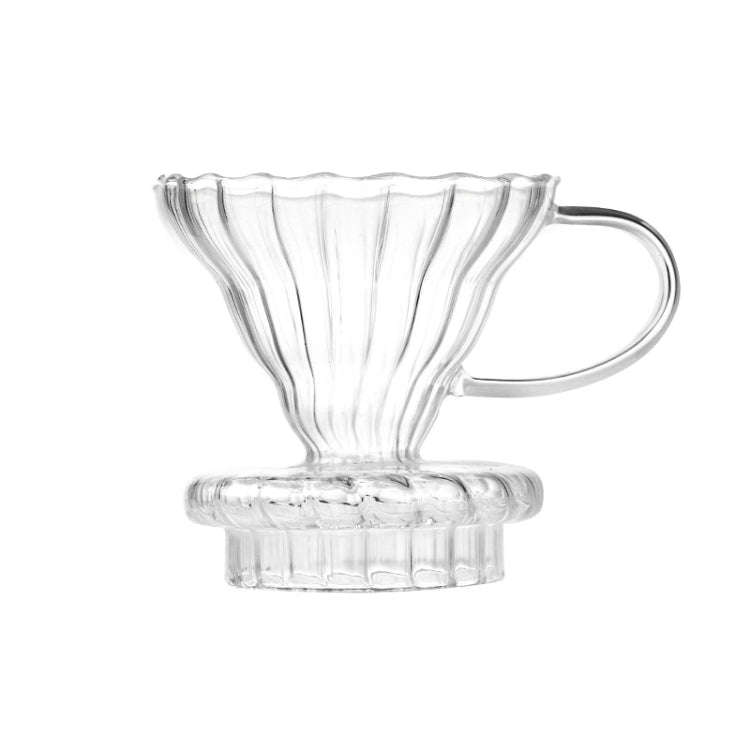 Heat-resistant Hand-made Coffee Glass Pot Cloud Coffee Sharing Pot, Specification:600ml Integrate...