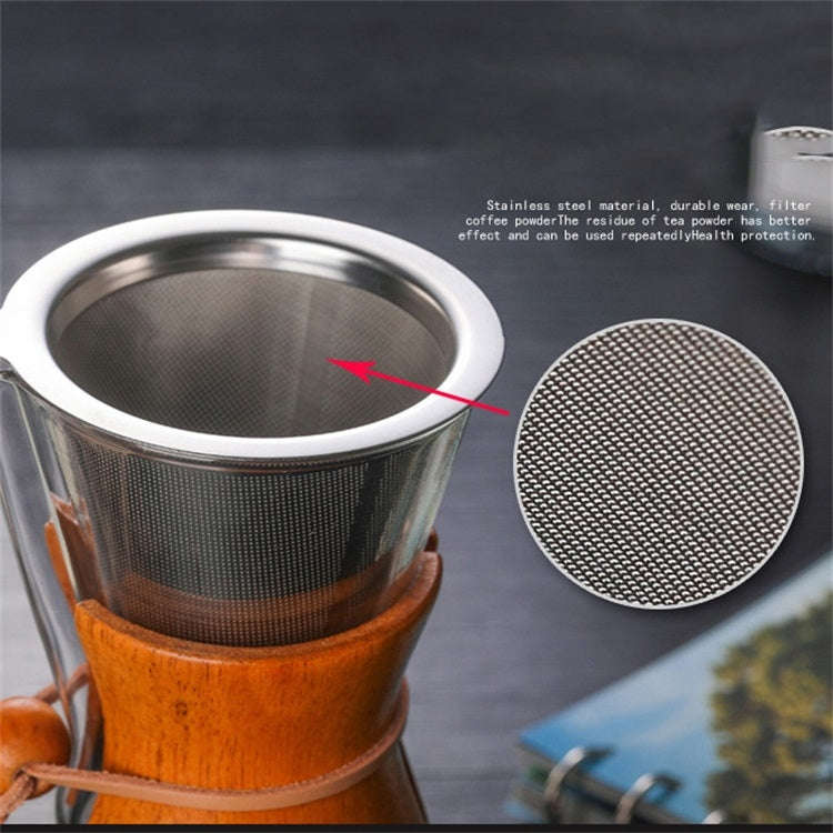 Heat Resistant Glass Coffee Pot Convenient Hand Made Pot, Specification:600ml Coffee Pot with Str...
