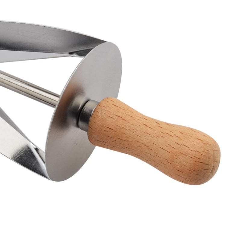 Croissant Tool Roller Stainless Steel Croissant Cutlery Croissant Knife(Silver)