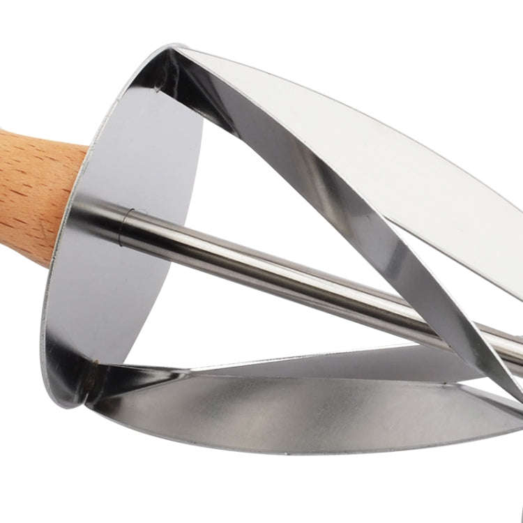 Croissant Tool Roller Stainless Steel Croissant Cutlery Croissant Knife(Silver)