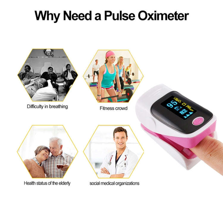 AB-80 Precision Finger Pulse Oximeter Blood Oxygen Monitor(Grey)