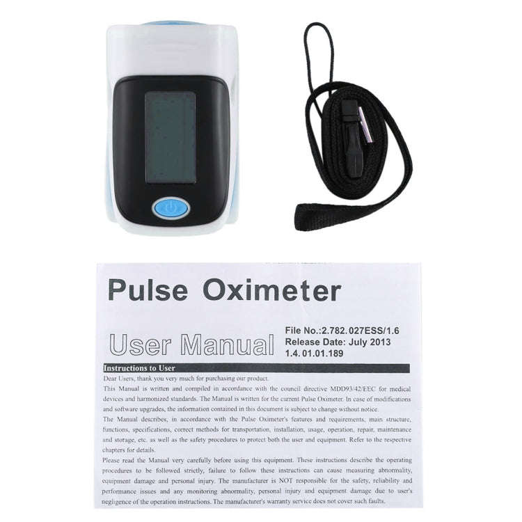 AB-80 Precision Finger Pulse Oximeter Blood Oxygen Monitor(Blue)