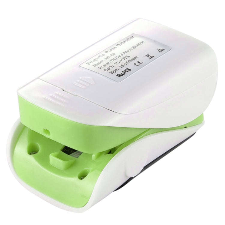 AB-80 Precision Finger Pulse Oximeter Blood Oxygen Monitor(Green)
