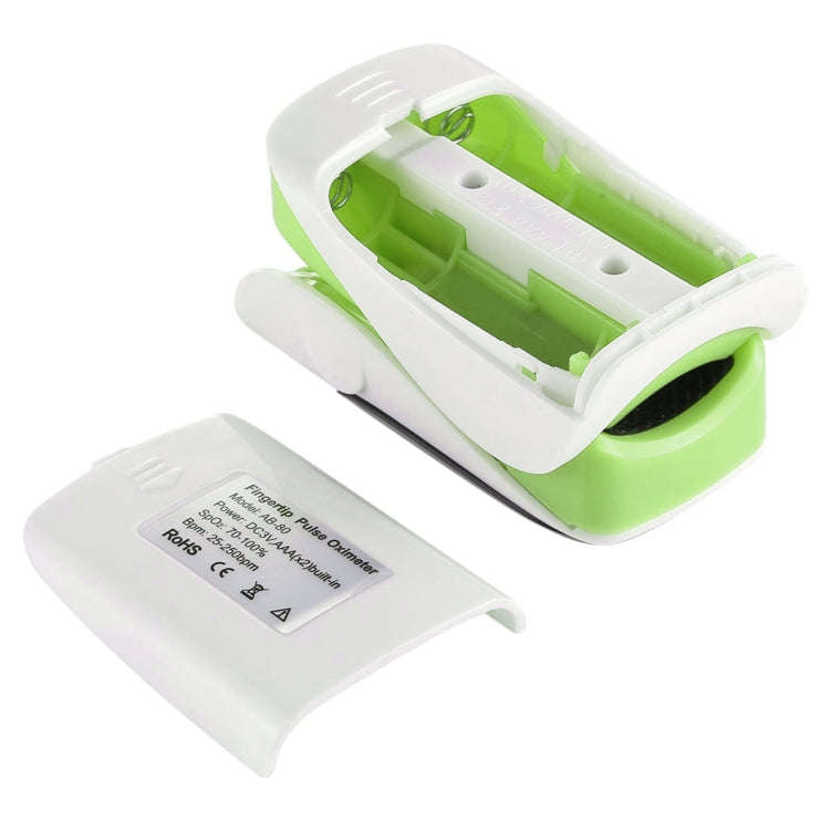 AB-80 Precision Finger Pulse Oximeter Blood Oxygen Monitor(Green)