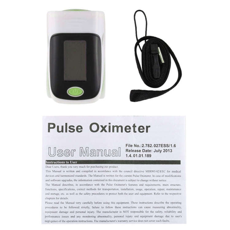 AB-80 Precision Finger Pulse Oximeter Blood Oxygen Monitor(Green)