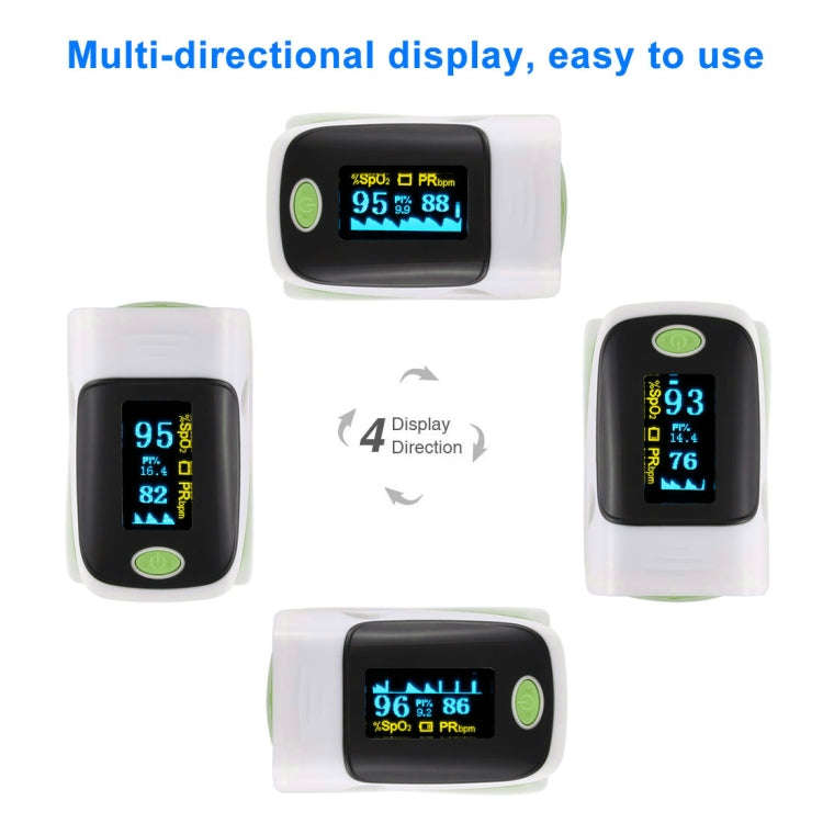 AB-80 Precision Finger Pulse Oximeter Blood Oxygen Monitor(Green)