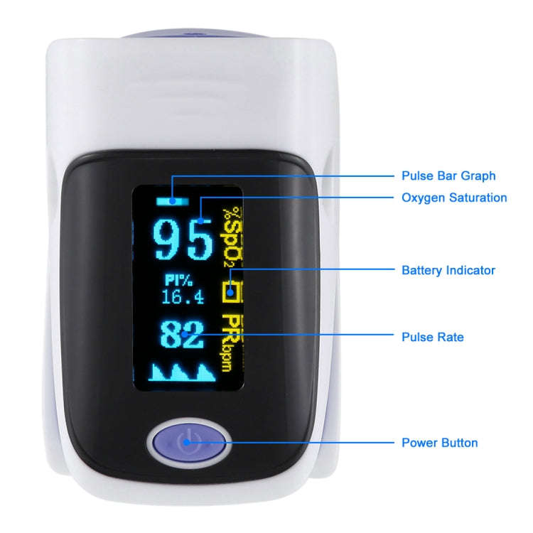 AB-80 Precision Finger Pulse Oximeter Blood Oxygen Monitor(Purple)