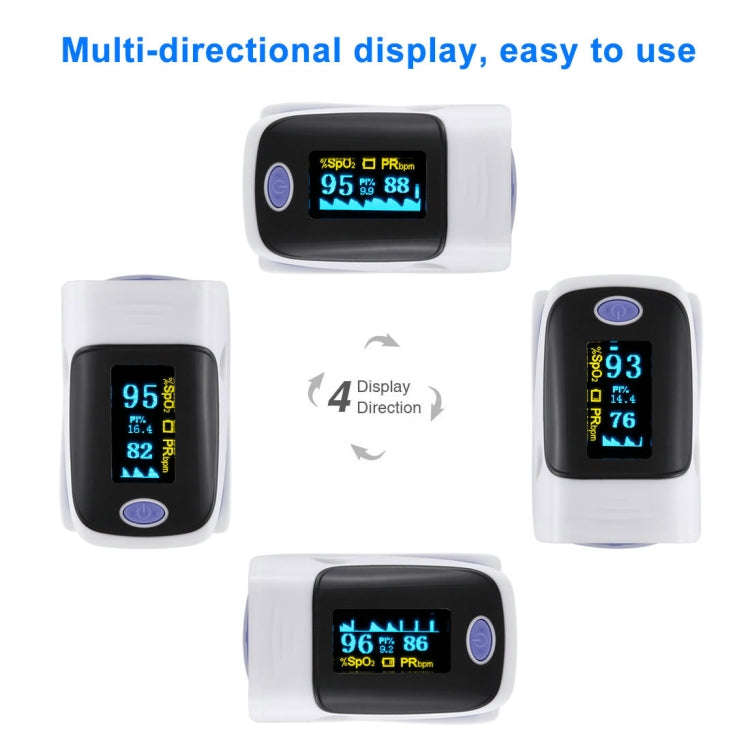 AB-80 Precision Finger Pulse Oximeter Blood Oxygen Monitor(Purple)