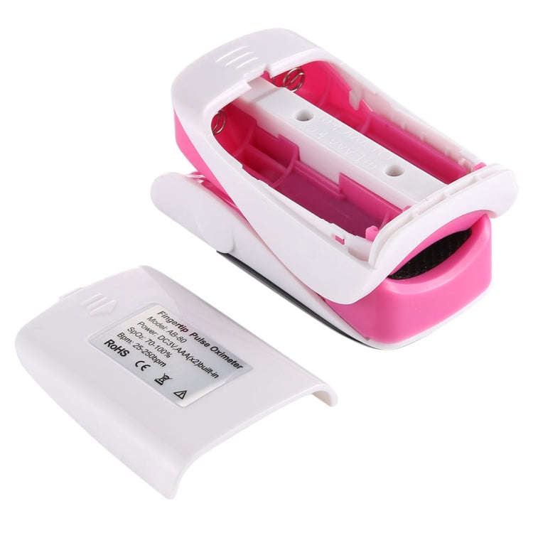 AB-80 Precision Finger Pulse Oximeter Blood Oxygen Monitor(Pink)