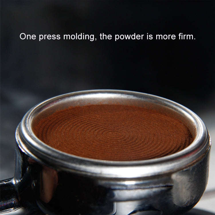 Macaron Stainless Steel Coffee Powder Flat Powder Filling Device, Specification:Three Pulp(Black)