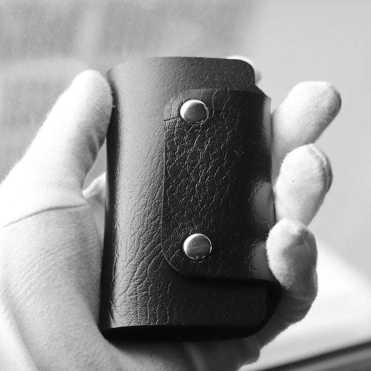 2 PCS Leather Car Key Cover Key Case(Red)