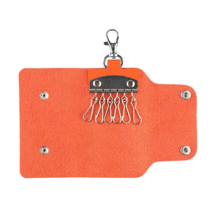 2 PCS Leather Car Key Cover Key Case(Red)