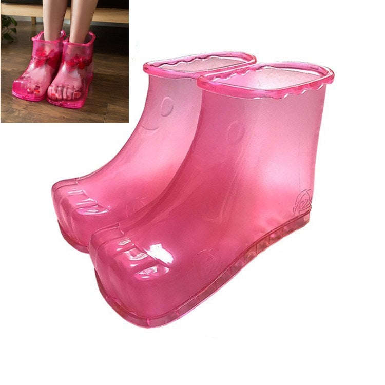 Magnet Portable Household Plastic High Tube Bubble Foot Shoes Bubble Bucket, Size:Height 16.5CM 4...