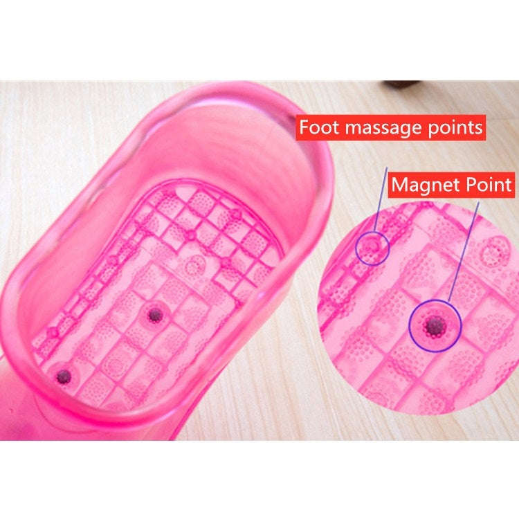 Magnet Portable Household Plastic High Tube Bubble Foot Shoes Bubble Bucket, Size:Height 16.5CM 4...
