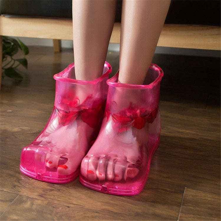 Magnet Portable Household Plastic High Tube Bubble Foot Shoes Bubble Bucket, Size:Height 16.5CM 4...