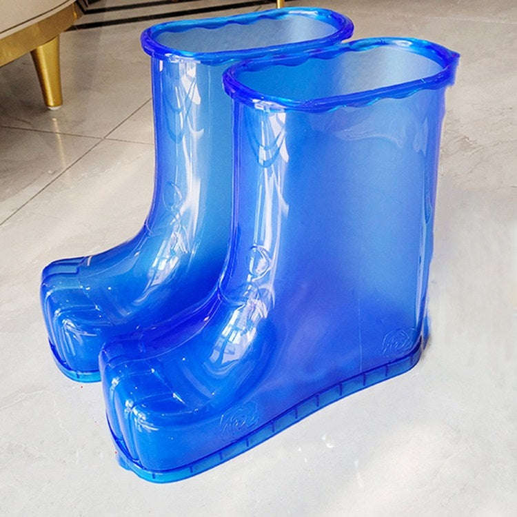 Magnet Portable Household Plastic High Tube Bubble Foot Shoes Bubble Bucket, Size:Height 28CM 45 ...