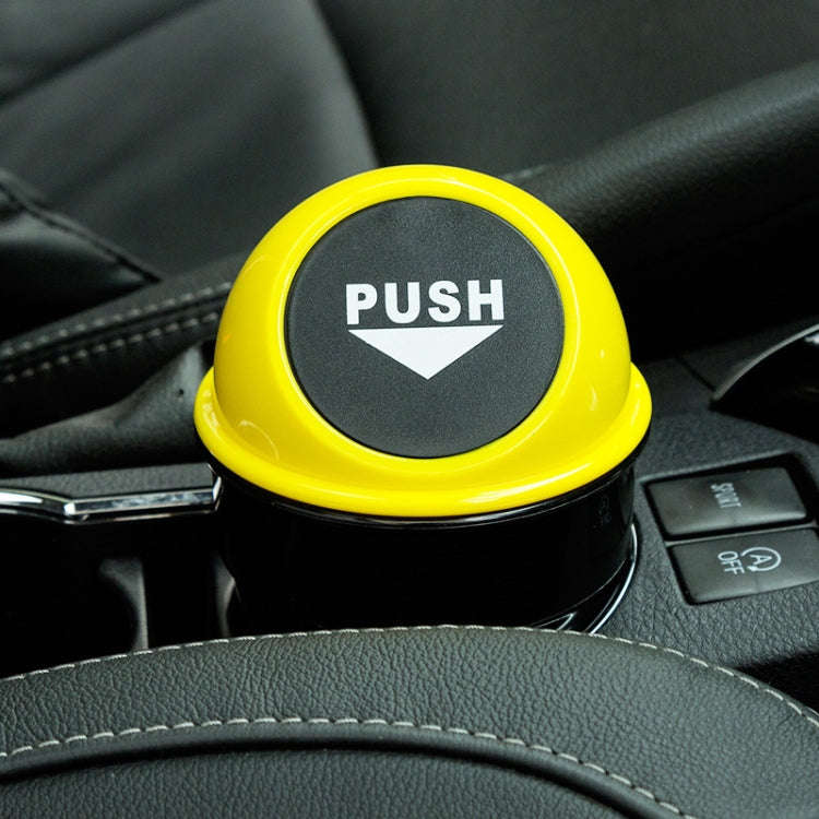 Universal Car Trash Bin Car Garbage Can Rubbish Dust Case Holder Bin Automobile Storage Bucket(Ye...