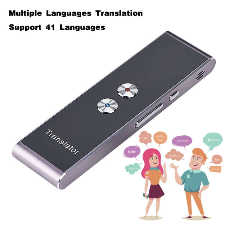 T8+ Portable Smart Voice Translator Smart Business Travel Real Time AI Translator Translation Mac...