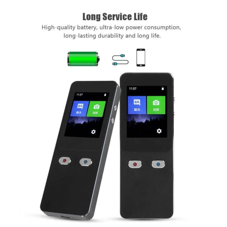 T9+ Portable WIFI Smart Voice Translator Smart Business Travel Real Time AI Translator Translatio...