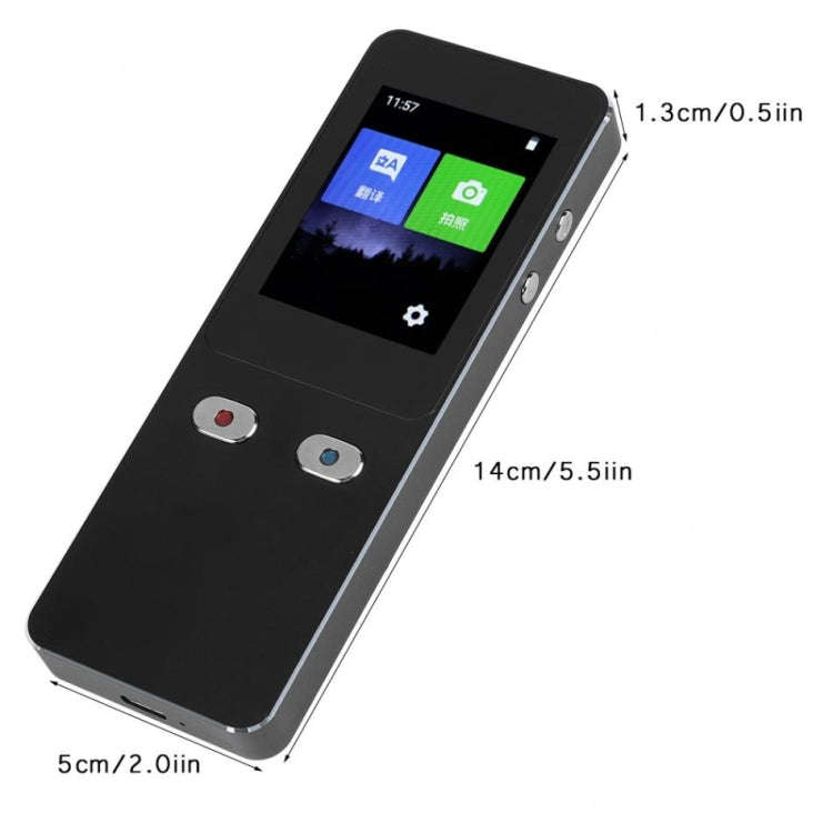 T9+ Portable WIFI Smart Voice Translator Smart Business Travel Real Time AI Translator Translatio...
